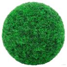 2 db zöld mesterséges boxwood gömbök LED fényekkel 52 cm