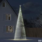 Hideg fehér karácsonyfa fénykúp 1544 LED-del 500 cm