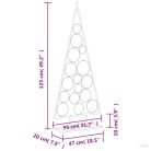 Fekete fém karácsonyfa dekorációhoz 125 cm