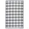 Esschert Design szürke és fehér kültéri szőnyeg 180 x 121 cm OC24