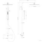 SCHÜTTE SUMBA termosztatikus dupla zuhanyrendszer