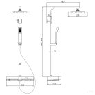 SCHÜTTE OCEAN termosztátos zuhanyrendszer