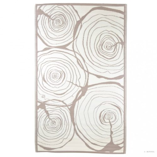 Esschert Design évgyűrű mintás kültéri szőnyeg 240 x 150 cm