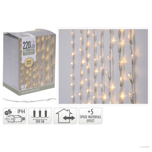 Ambiance fényfüggöny 220 LED-del