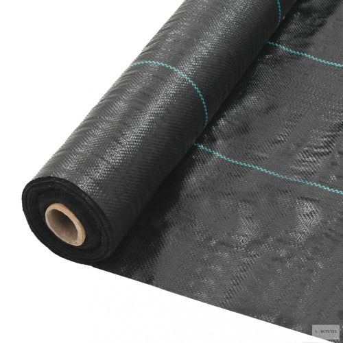 Talajtakaró szőnyeg, PP, 1 x 50 m, fekete