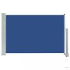 Kék kihúzható oldalsó terasz napellenző 60 x 300 cm