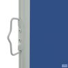 Kék kihúzható oldalsó terasz napellenző 60 x 300 cm