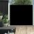 Fekete behúzható oldalsó teraszi napellenző 100 x 300 cm