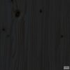 Fekete tömör fenyőfa komposztáló 63,5x63,5x77,5 cm