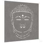 Buddha fej mintás corten acél kerti faldísz 105 x 55 cm