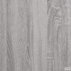 6 szintes szürke sonoma színű szerelt fa pékállvány 90x40x180cm