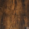 Füstös tölgy színű 4 szintes szerelt fa pékállvány akasztókkal