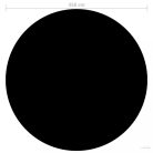 Fekete polietilén medencetakaró 356 cm