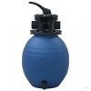 kék medence-homokszűrő 4-állású szeleppel 300 mm -6 hónap gyári garancia