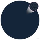 Fekete és kék napelemes lebegő PE medencefólia 210 cm