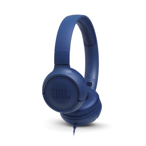 JBL T500 vezetékes fejhallgató, Kék, JBL-T500BL