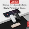 Lenovo TW60 B TWS Bluetooth 5.3 Vezeték Nélküli Fülhallgató Töltőtokkal, Fekete