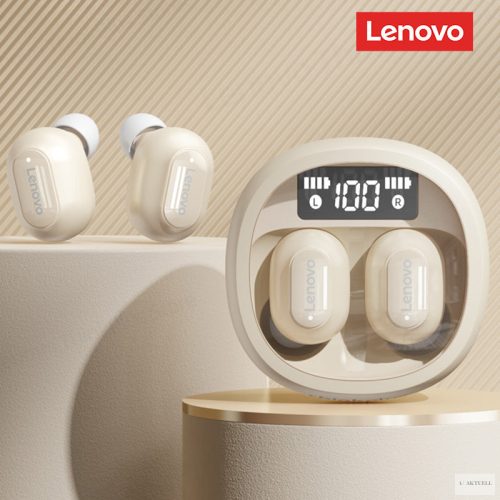 Lenovo PD1X Pro Bluetooth 5.3 Vezeték Nélküli Fülhallgató Töltőtokkal, Fehér