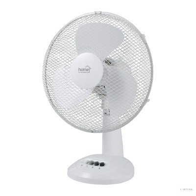 Asztali ventilátor, 30 cm, 40 W, fehér