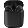 Bluetooth sztereó fülhallgató, v5.0, TWS, töltőtok, iNPods 12, matt, fekete